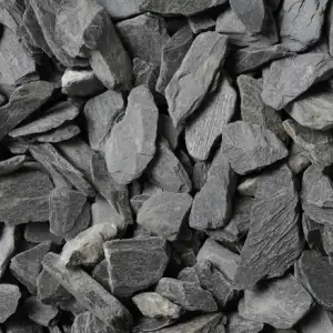 Black Slate — pebbles & exotic stones