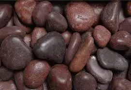 High Polish Red — pebbles & exotic stones