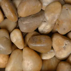 High Polish Tan — pebbles & exotic stones